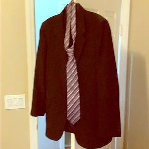 Men’s suit and vest and tie